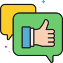 ui,finger,speech bubble,conversation,communications,chat,social media,hand,like,message,messages,hands,thumb up,gestures,hands and gestures,reaction ok 